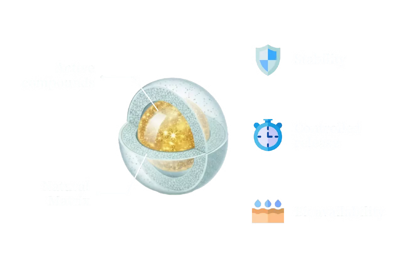 独家 NutriSeal<sup>™</sup> 微囊化技术